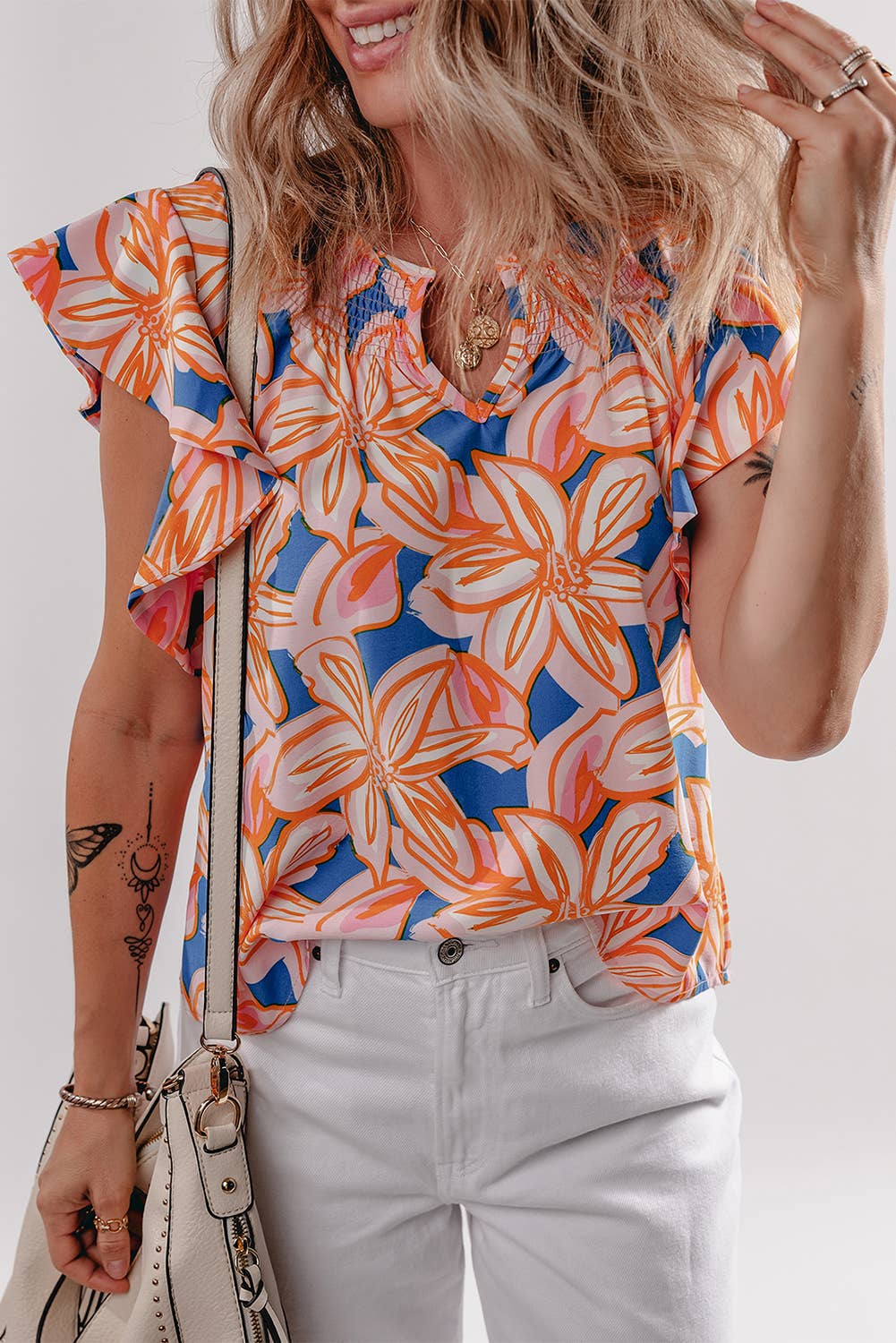 Summer Days Floral Blouse