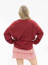 XOXO Sweatshirt - Maroon