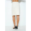 Natasha Tweed Midi Skirt - Ivory