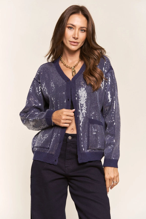 Sequined Cardigan