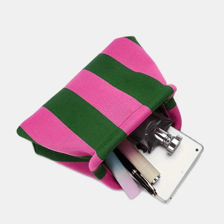 The Emma Clutch - Pink/Green