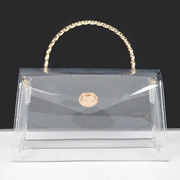 The Clear Bag - Gold Chain