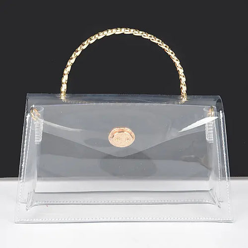The Clear Bag - Gold Chain