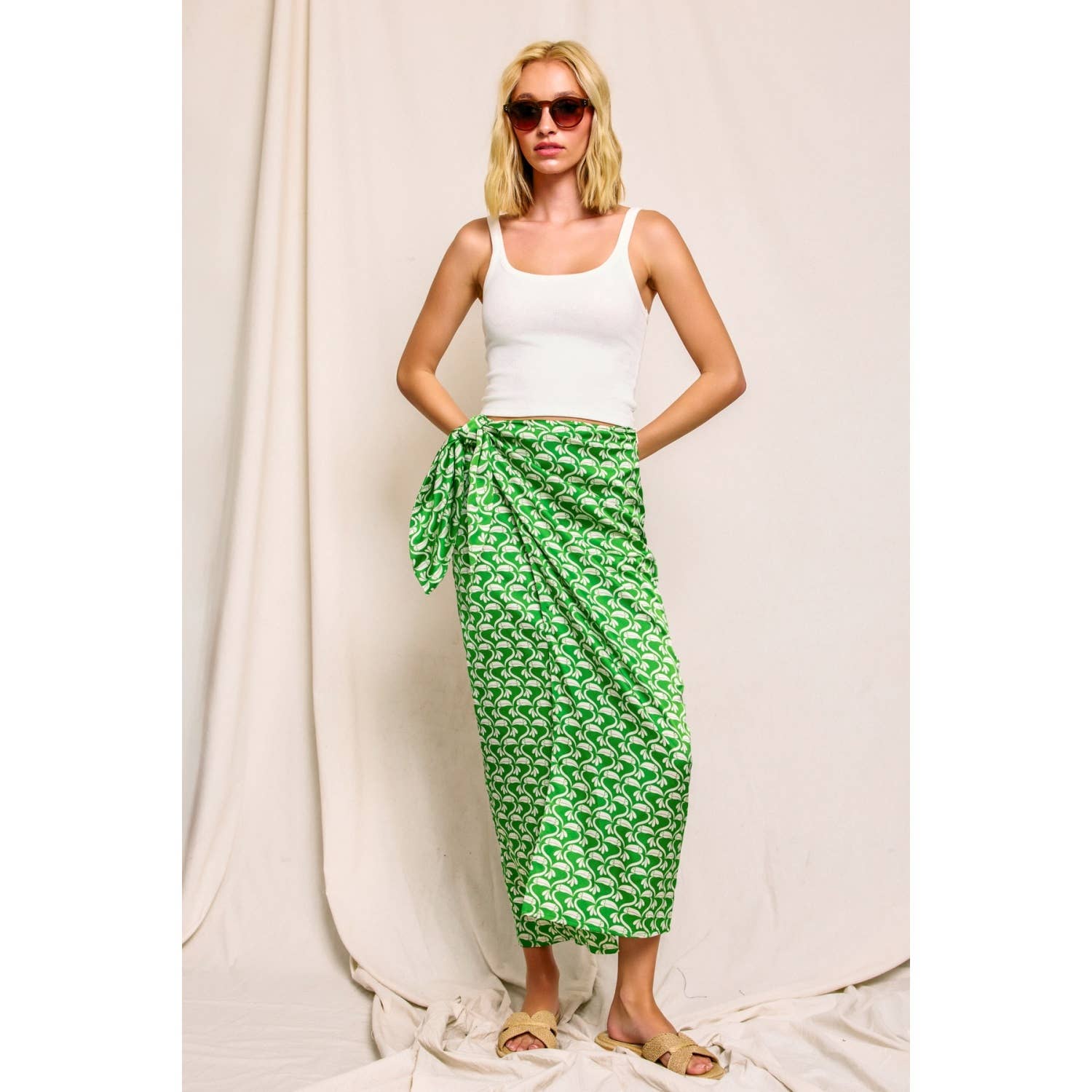 Feel Fresh Sarong Wrap Skirt