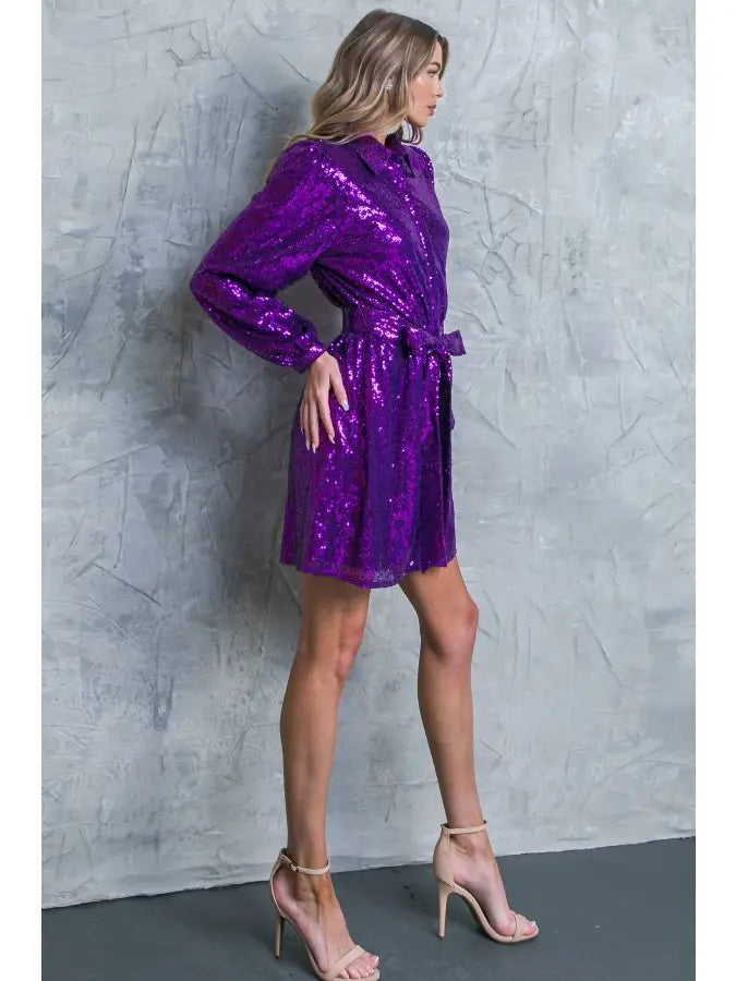 Sequin Mini Dress