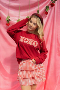 XOXO Sweatshirt - Maroon
