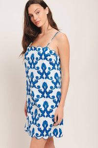 Printed Woven Mini Dress