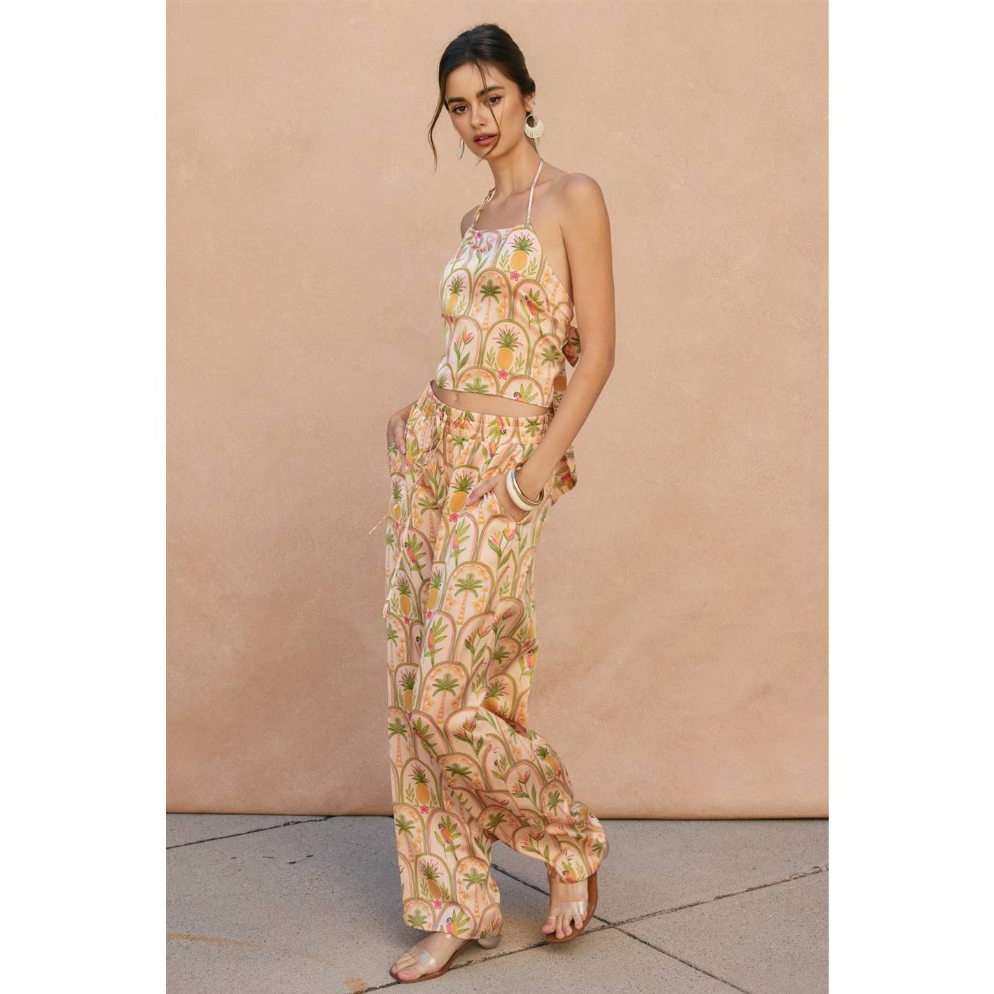 The Tropics Satin Pants