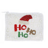 Ho Ho Ho Beaded Pouch
