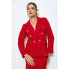 Natasha Tweed Blazer - Red