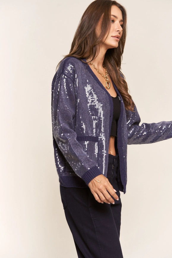 Sequined Cardigan