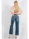 Distressed Dad Jeans - High Rise