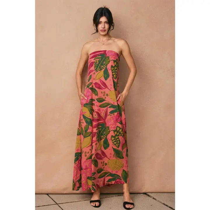 Paradise Maxi Dress - Pink