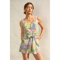 Floral Radiance Romper
