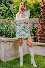 The Eloise Mini Skirt - Green