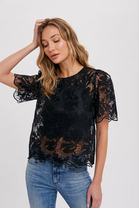 Lace Embroidered Blouse