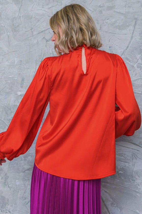 Theresa Satin Top