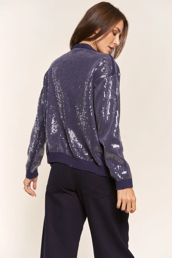 Sequined Cardigan