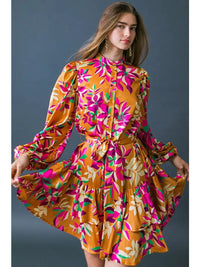 Floral Woven Mini Dress