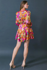 Floral Woven Mini Dress