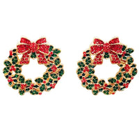 Christmas Wreath Earrings