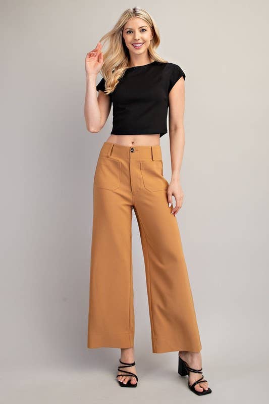 Round Neck Sleeveless Top - Black