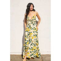 Vintage Lemonade Maxi Dress