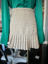 Tweed Mini Skirt - Ivory