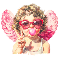 Bubblegum Cupid Graphic Tee