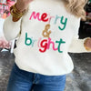 Merry & Bright Sweater - White