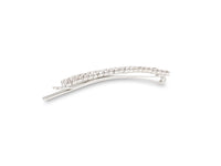 Rhinestone Bobby Pins - Silver