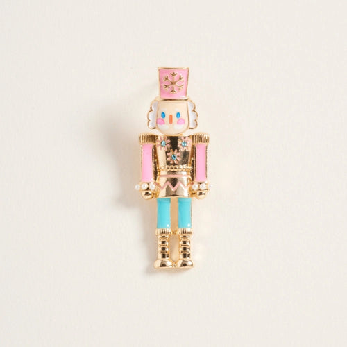 Nutcracker Earrings - Pink
