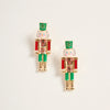 Nutcracker Earrings - Green