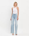 Festival Wide Leg Jeans - Light Wash