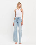 Festival Wide Leg Jeans - Light Wash