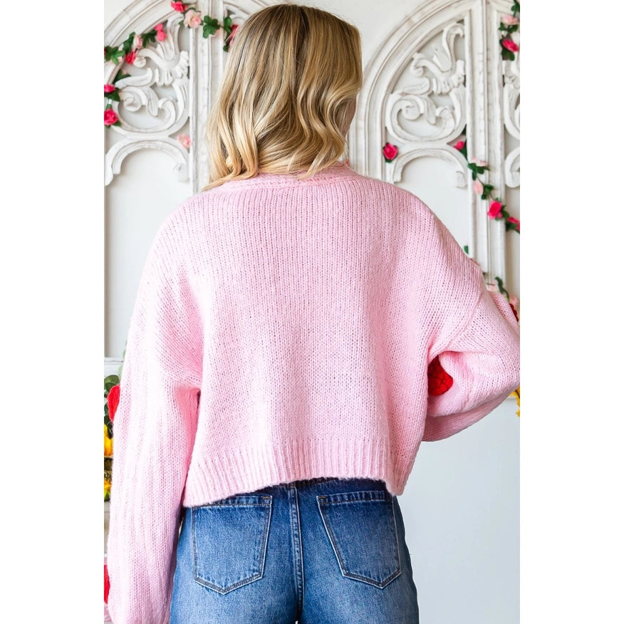 スローブイエナ 「Jeu de Coeurs ＆ Pois」ハートカーディガン Ravelry: Polka Dot Cardi pattern by Midori Hirose