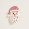 Santa Brooch - Pink