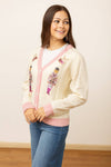 Nutcracker Sequin Cardigan - Beige/Pink