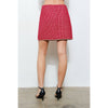 Blair Tweed Mini Skirt - Red