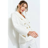Natasha Fitted Blazer - White