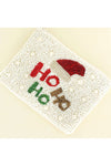 Ho Ho Ho Beaded Pouch