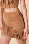Rodeo Ready Wesley Studded Fringe Skirt