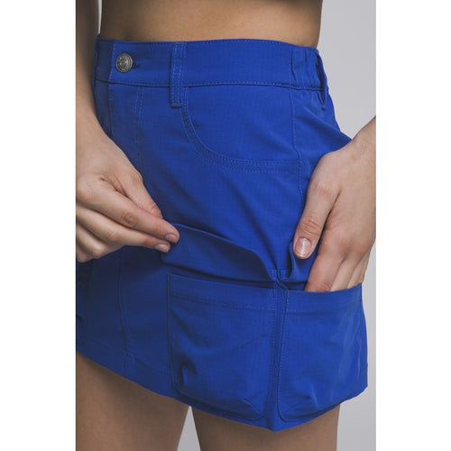 Cargo Mini Skirt - Blue