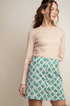 The Eloise Mini Skirt - Green