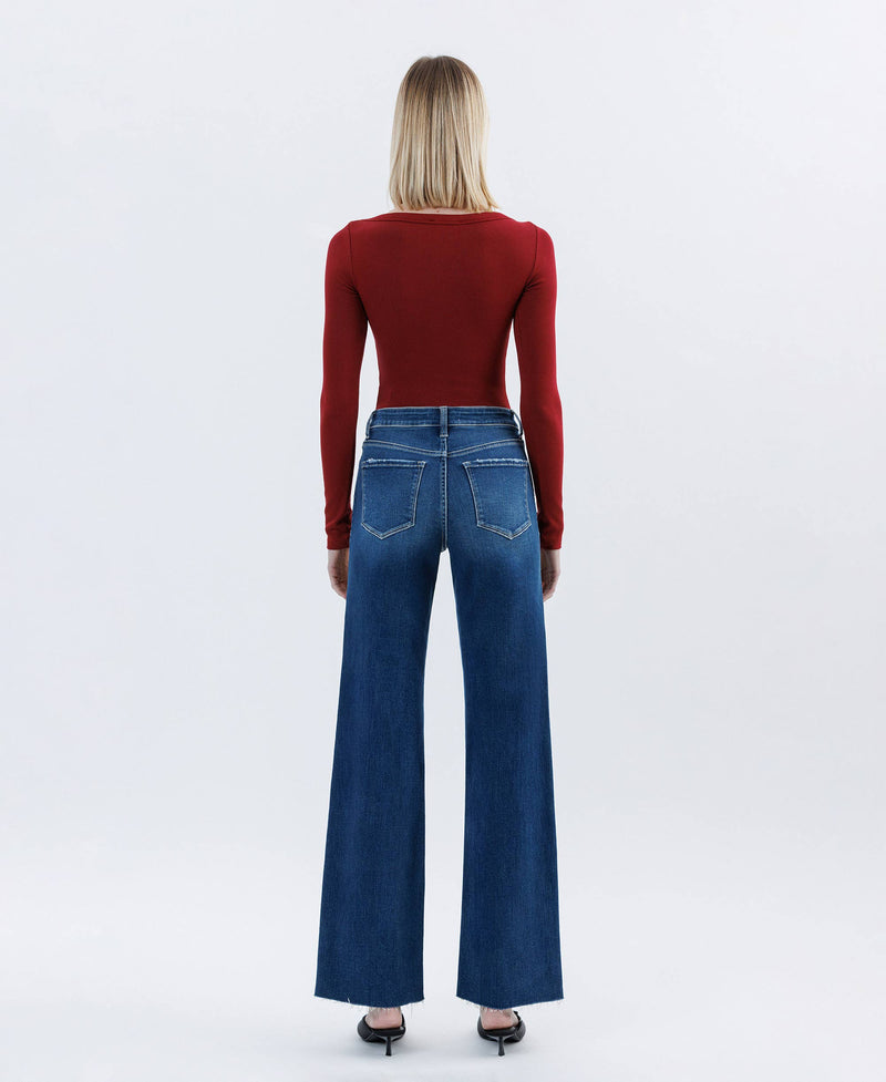 Festival Wide Leg Jeans - Dark Wash