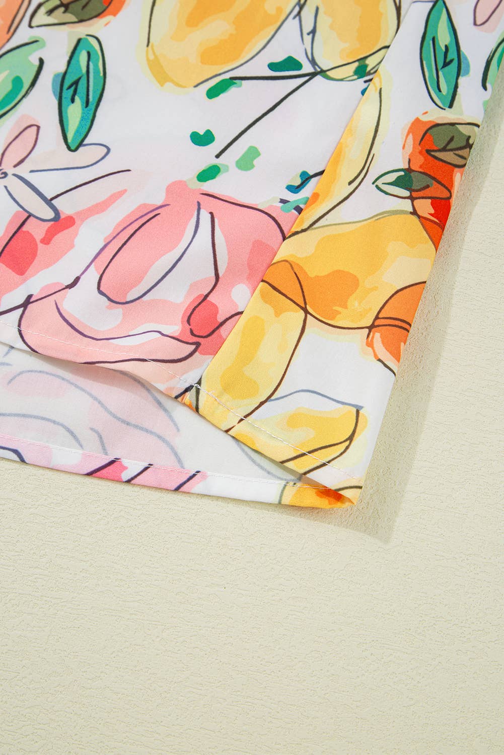 Floral Puff Sleeve Blouse