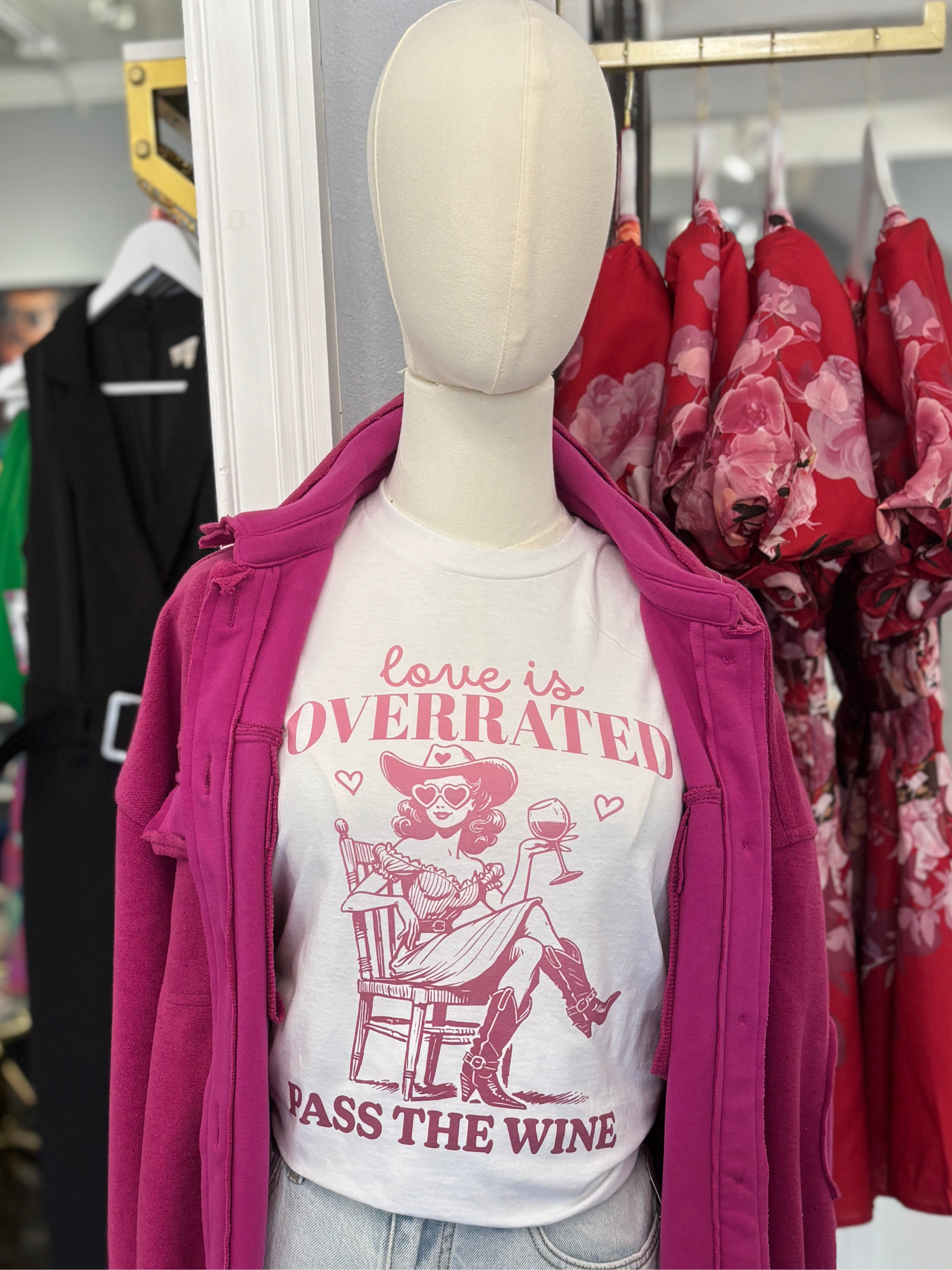 Pass The Wine Graphic Tee