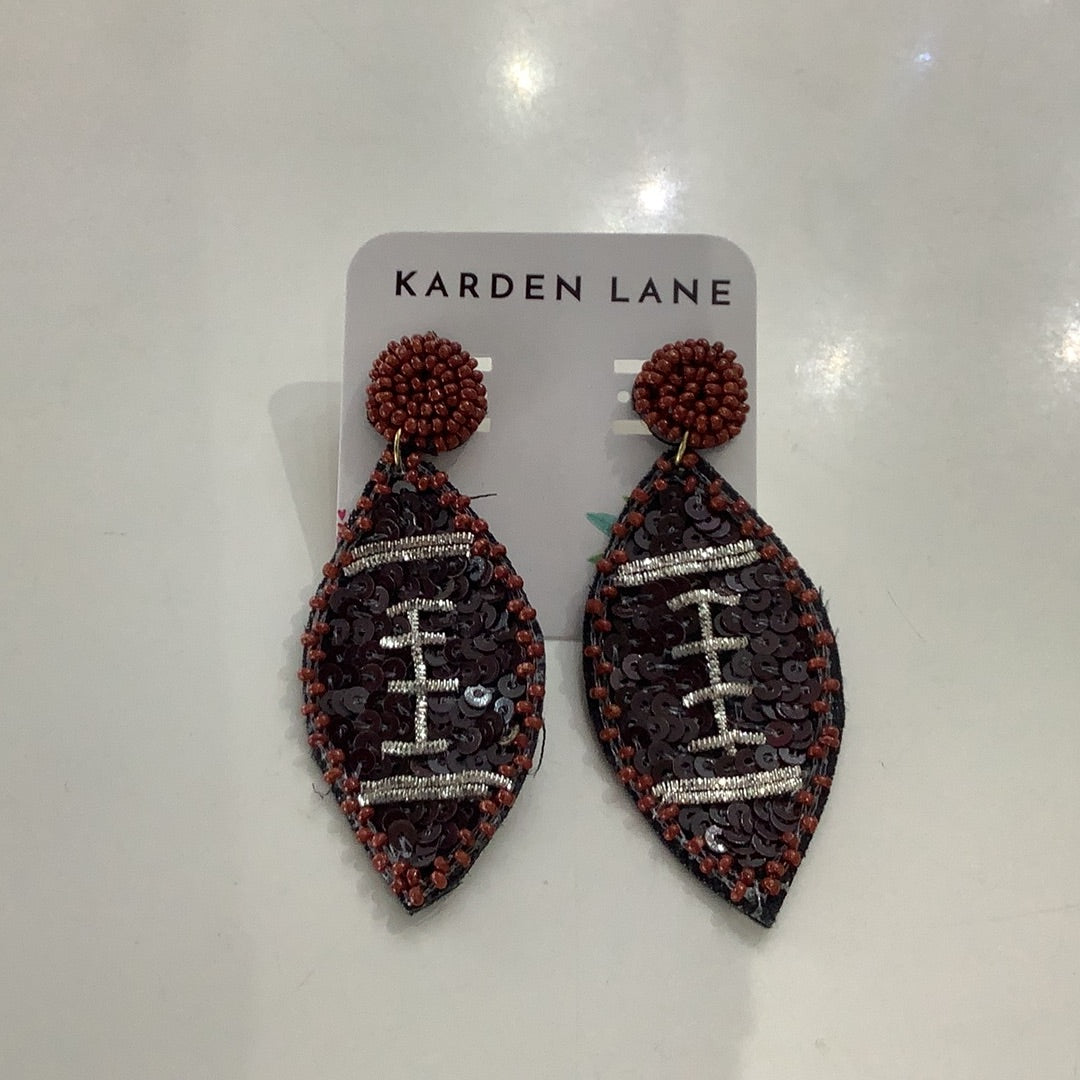 Football Earrings
