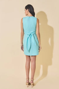Costal Linen Wrap Dress