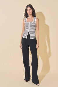 Striped Knit Tank